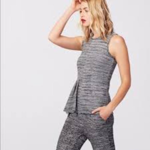 Rachel Roy 'Amelia' Asymmetrical Tweed Shell - M - Picture 7 of 7